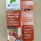 DR ORGANIC Moroccan Argan Oil Instant Tightening Eye Serum, Anti-Wrinkle  30ml