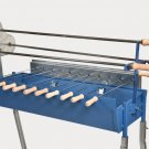 Greek Cypriot Charcoal Motorised Outdoor Rotisserie Barbecue BBQ Grill Foukou