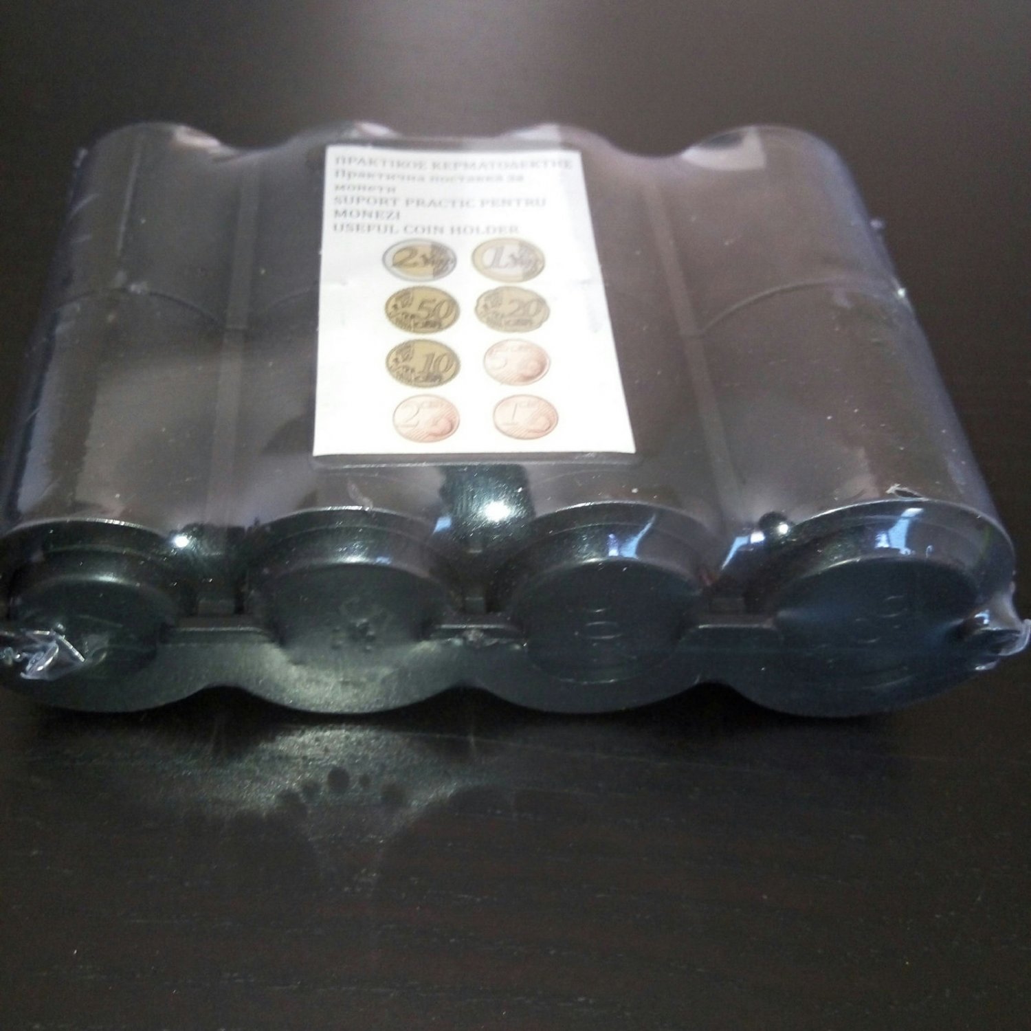 Euro Coin Holder Organizer Pocket Fit Travel Dispenser ( all 8 coin sizes )