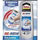 Pattex - Unibond Kitchen Bathroom Ice White Anti-Mould Easy to Apply Sealant