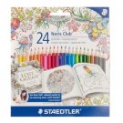 Staedtler 24 Noris CLUB - Hexagonal Coloured Pencils - Johanna Basford Edition