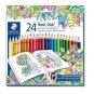 Staedtler 24 Noris CLUB - Hexagonal Coloured Pencils - Johanna Basford Edition