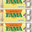 LOT OF 5 *ELMA* GREEK NATURAL MASTIC GUM SUGAR FREE. 5X10 GUM TOTAL OF 50