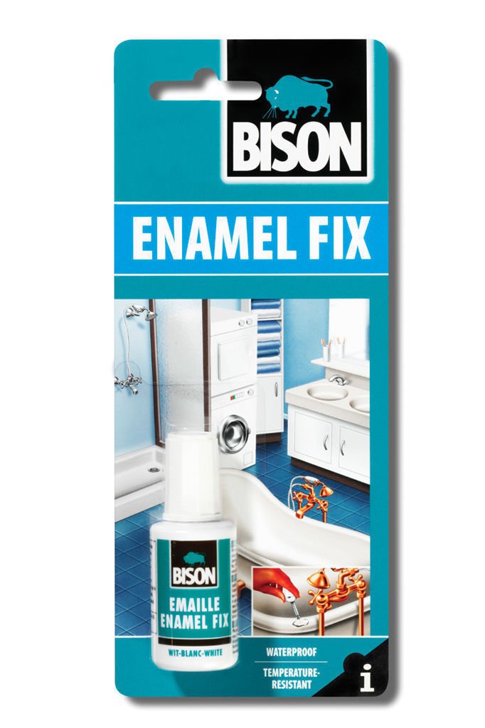 Bison Enamel Fix Repair Kit White Touch Up Paint Fix Chip Bath Sink China 20ml