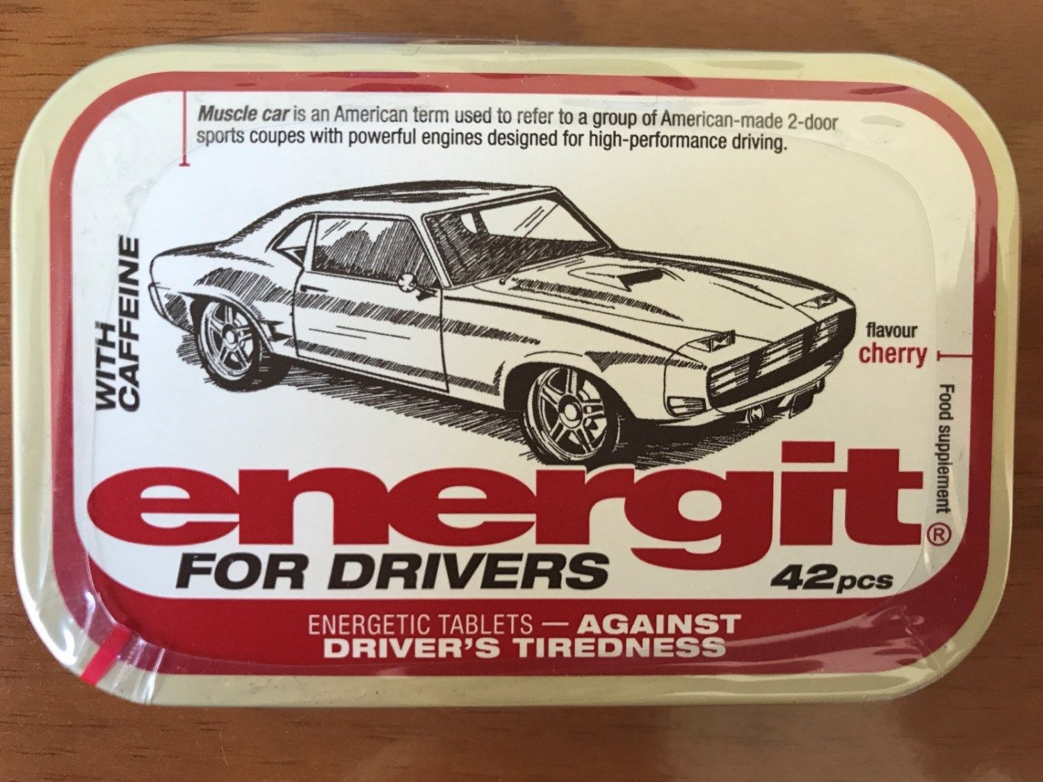Energit Drivers Reducing Fatigue Energy Tablets Against Tiredness 42 pcs 38g.
