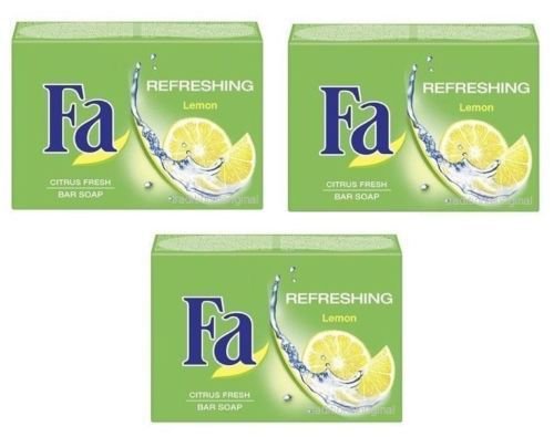 Fa Cream Bath Soap - Refreshing Lemon - Citrus Fresh - 100g Hand Skin Care Bar
