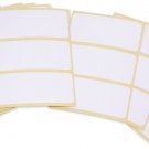 30 PCS OF WHITE PLAIN SELF ADHESIVE LABELS STICKERS 7 X 3,3 cm SEALED PACKED