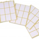 90 PCS OF WHITE PLAIN SELF ADHESIVE LABELS STICKERS 3,8 X 2,5 cm SEALED PACKED