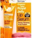 Dr. ORGANIC ROYAL JELLY LIP BALM SERUM 10ML  REGENERATING,REVITALISING LIP SERUM