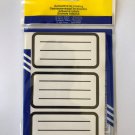 30 PCS WITH BLACK LINES SELF ADHESIVE LABELS STICKERS 4 X 8 cm NAME NUMBER TAG