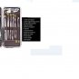 12 Piece Stainless Steel Personal Manicure Kit Pedicure Set Nail Cleaning Tools