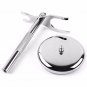 Shaving Safety Razor Brush Stand Holder Rack Stainless Steel Weighted Base
