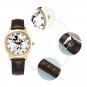 Disney Mickey Mouse Original Watch Boy Girl Fashion Leather Band Quartz Watches
