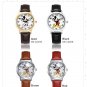 Disney Mickey Mouse Original Watch Boy Girl Fashion Leather Band Quartz Watches