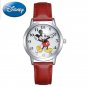 Disney Mickey Mouse Original Watch Boy Girl Fashion Leather Band Quartz Watches