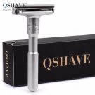 QShave Adjustable Safety Razor Double Edge Classic Mild to Aggressive 5 Blades