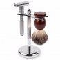 QShave Adjustable Safety Razor Double Edge Classic Mild to Aggressive 5 Blades