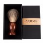 QShave Original Pure Badger Hair Shaving Brush Handmade.Real Wood 11.5cm x 5.2cm