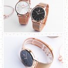 Disney Mickey Ladies Rose Gold Waterproof Full Steel Round Simple Fashion Watch