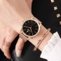 Disney Mickey Ladies Rose Gold Waterproof Full Steel Round Simple Fashion Watch