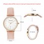 Disney Mickey Mouse Women Calendar Luminous Hands Waterproof Leather Quartz