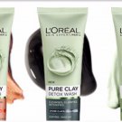 New L'oreal Pure Clay Gel Facial Foam 150ml Purity Wash, Detox Wash, Glow Scrub