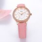 Disney Mickey Mouse Luxury Quartz Watch Round Bling Crystal Stone Cutie Leather