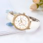 Disney Mickey Mouse Luxury Quartz Watch Round Bling Crystal Stone Cutie Leather