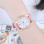Disney Mickey Mouse Luxury Quartz Watch Round Bling Crystal Stone Cutie Leather