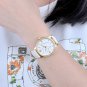 Disney Mickey Mouse Luxury Quartz Watch Round Bling Crystal Stone Cutie Leather