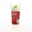 Dr Organic Rose Otto Body Scrub Exfoliating, Hydrating, Anti Aging 200ml