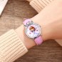 Disney Kids Sofia Princess Watch Girl Fashion Simple Pink Color Leather Strap