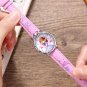 Disney Kids Sofia Princess Watch Girl Fashion Simple Pink Color Leather Strap