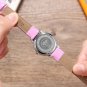 Disney Kids Sofia Princess Watch Girl Fashion Simple Pink Color Leather Strap