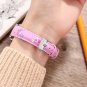 Disney Kids Sofia Princess Watch Girl Fashion Simple Pink Color Leather Strap