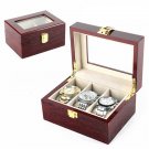 Luxury Wrist Watches Box Handmade Wooden Case Jewelry Gift Box Storage Container