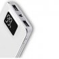 20000mAh Power Bank External Dual USB LCD Smartphone LED Charger Quick Charge