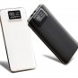 20000mAh Power Bank External Dual USB LCD Smartphone LED Charger Quick Charge