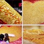 50pcs/lot 24k Gold Foil Plated Rose Wedding Golden Rose Gold Dipped Personalized