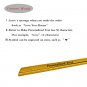 50pcs/lot 24k Gold Foil Plated Rose Wedding Golden Rose Gold Dipped Personalized