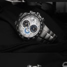 Casima Luxury Stainless Steel Watches for Men Sports 100M Waterproof Elegant
