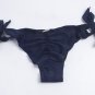 Bikinis Bottom Pure Color Brazilian T-back Semi V Thong Swimwear Swimsuit Sexy