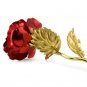 Gold Plated Rose Flower Wedding Party,Gift, Present Decoration With Retailed Box