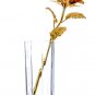 Gold Plated Rose Flower Wedding Party,Gift, Present Decoration With Retailed Box