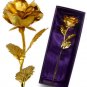 Gold Plated Rose Flower Wedding Party,Gift, Present Decoration With Retailed Box