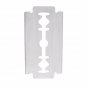 Qshave Double Edge Safety Straight Razor Blades Made in USA, 100 Titanium Blades