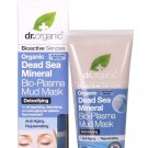 Dr Organic Dead Sea Mineral Bio-Plasma Mud Mask 100ml Detoxifying Purifying