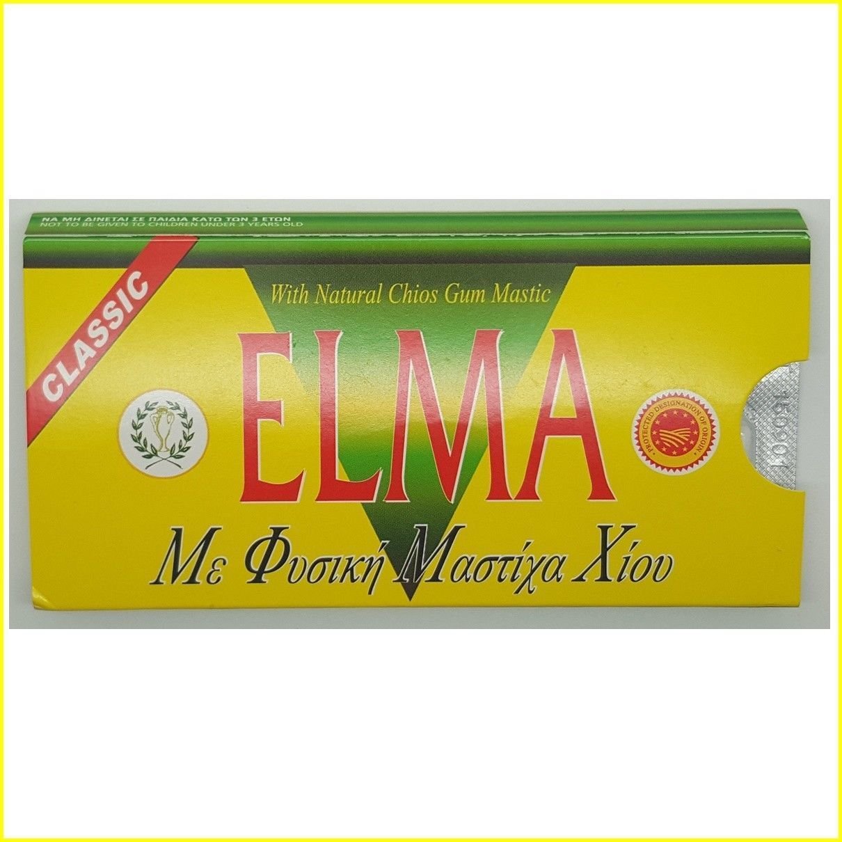 ELMA CLASSIC Greek Chewing Gum with Natural Chios Resin Gum Mastic 