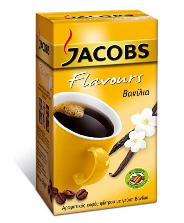 JACOBS GROUND FILTER COFFEE VANILLA FLAVOURS Germany's - The Best Quality - 500g