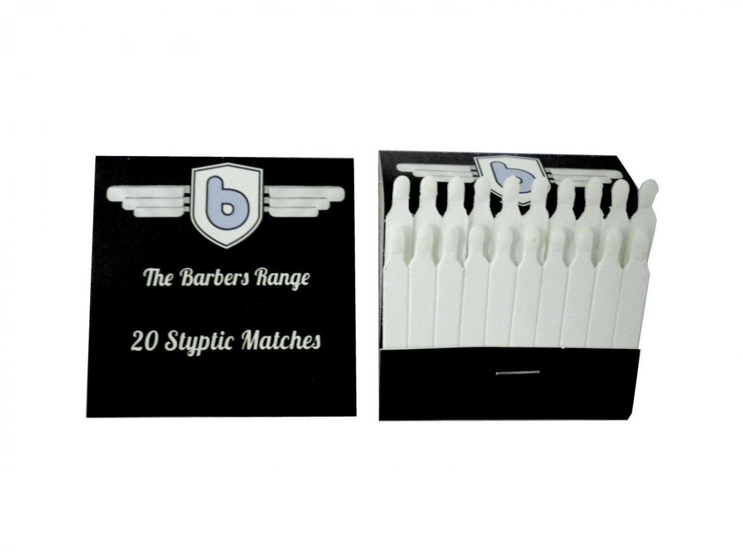 STOP SHAVING CUTS BLEEDING FAST WITH STYPTIC MATCHES 2 X 20 = 40 Matches